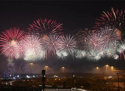 瑞金市焰火晚会